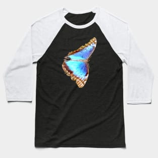Morpho Butterfly on Black / Swiss Artwork Photography Baseball T-Shirt